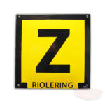 Emaille-zinkerbord-Z-Riolering-30x30cm